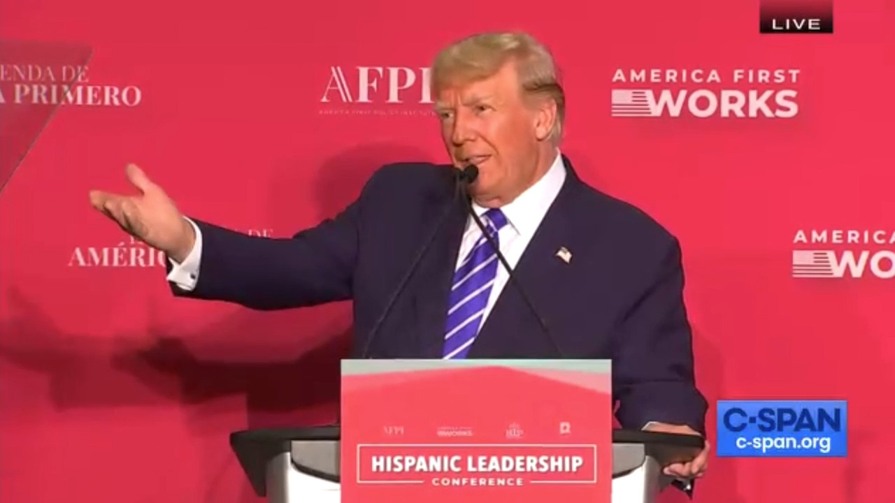 In Miami, Trump says hard-line immigration policies are driving Latinos to the right
