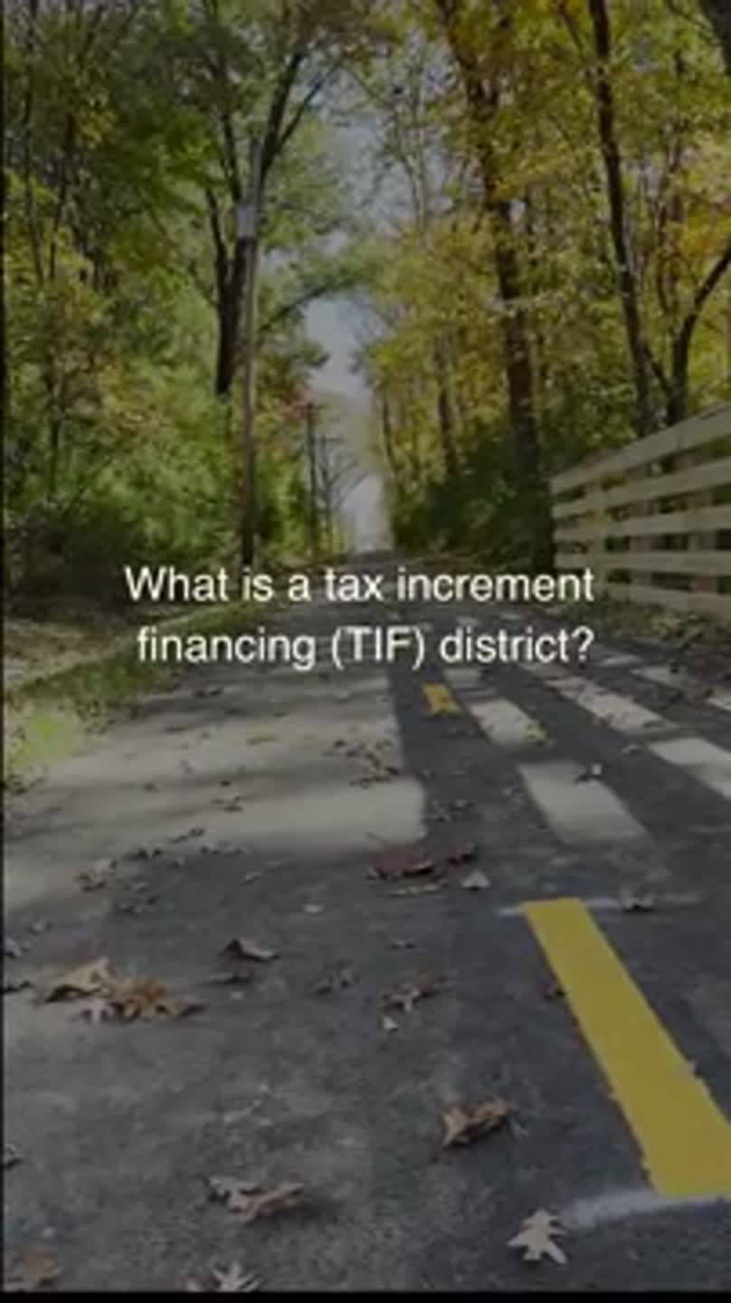 What is a TIF district?