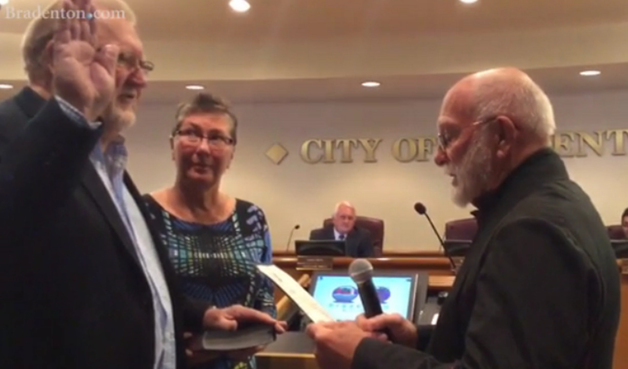 Bradenton incumbents welcome new terms in bittersweet ceremony