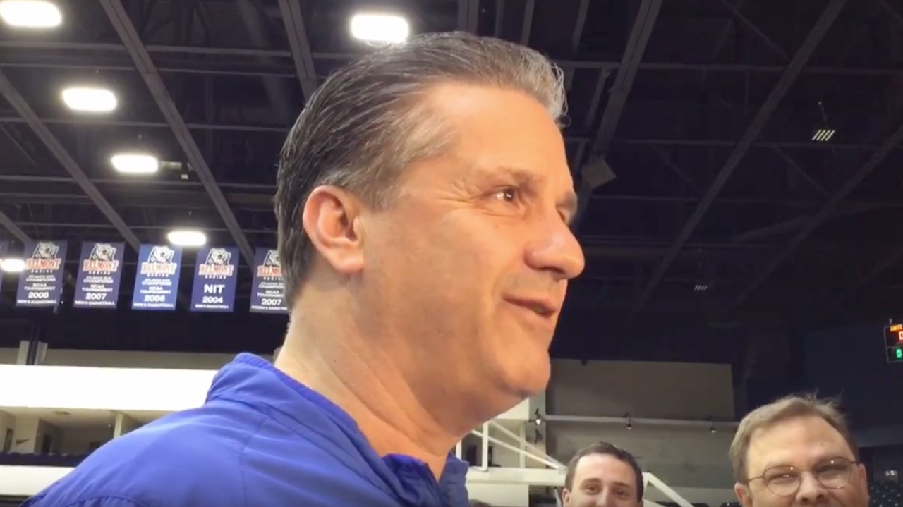 Kentucky coach John Calipari  on whether he'll stay longer