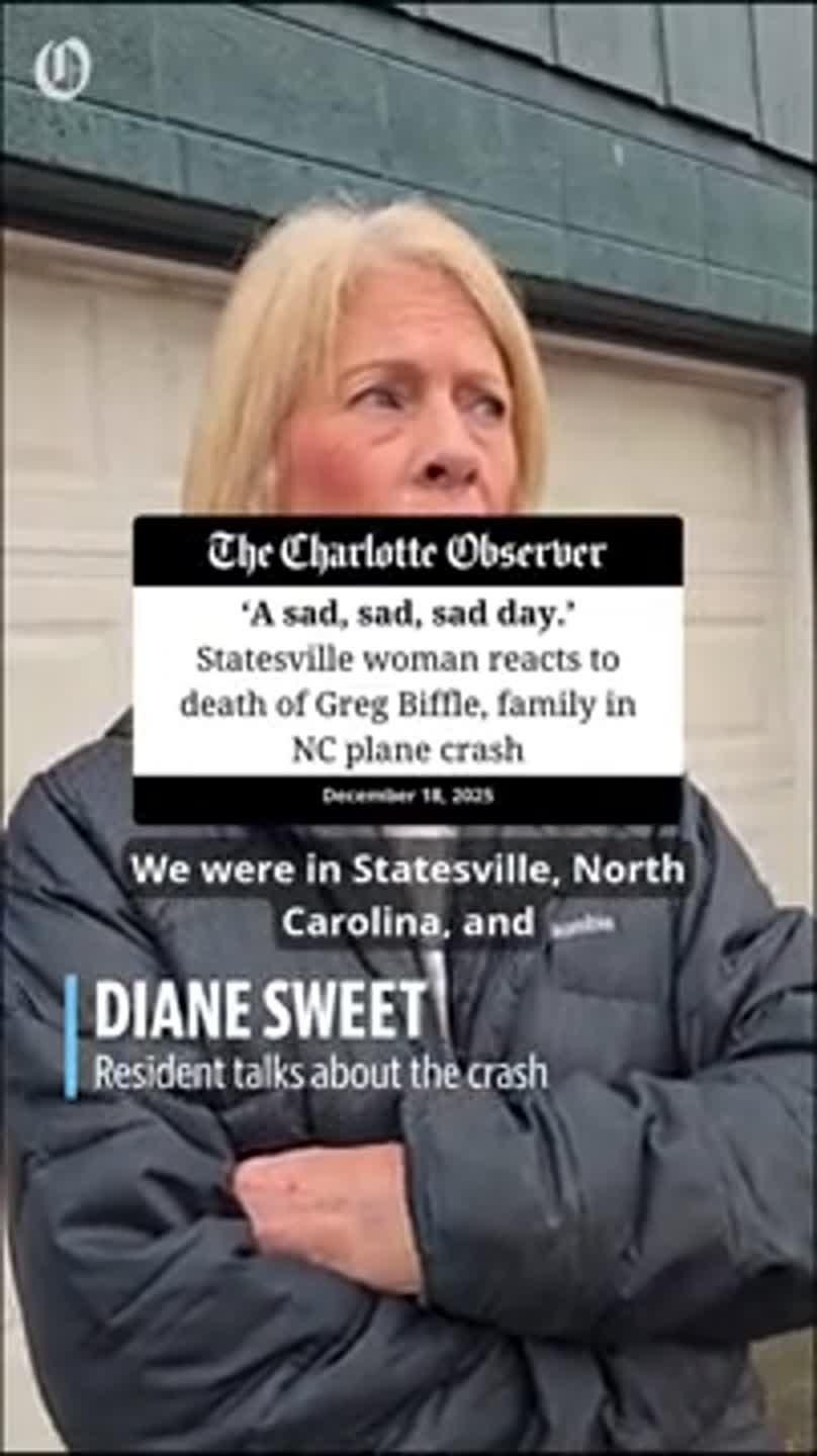 'A sad, sad, sad day.' Statesville resident reacts to death of Biffle, family