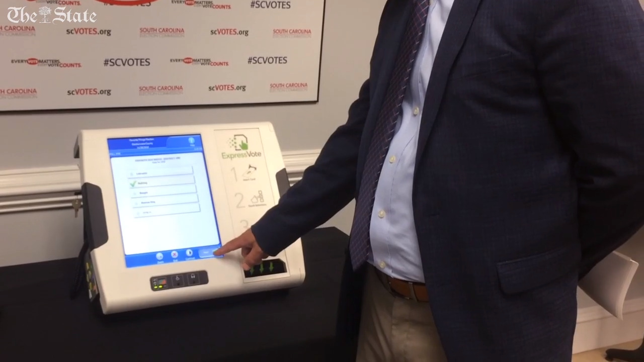 Here’s a look at SC’s new voting machines