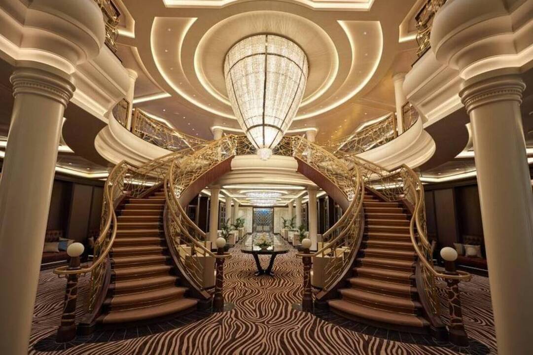 This over-the-top luxury cruise ship is built to create wows — for the one-percenters