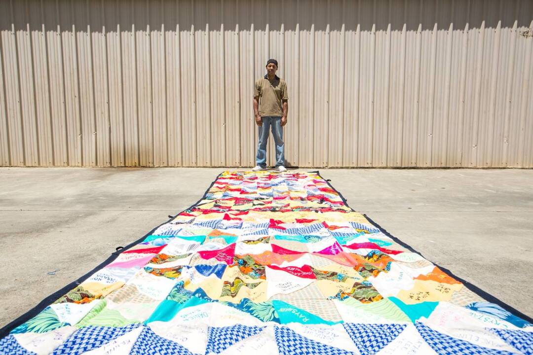 Durham man wants quilt marking violent deaths to inspire conversation, action