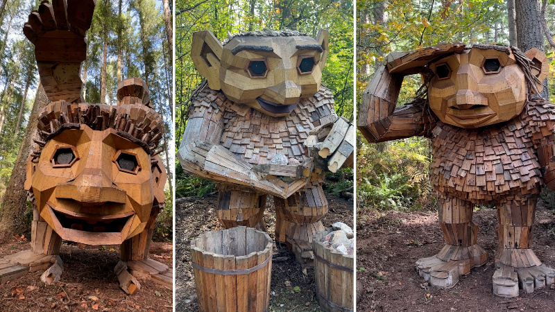 A dozen Danish trolls now call Pierce County home. Here’s where to see them
