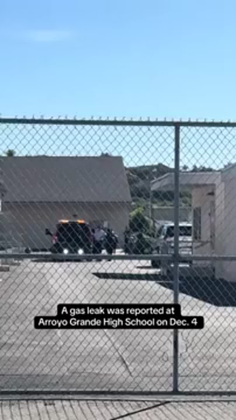 Students sickened after gas leak at Arroyo Grande High School