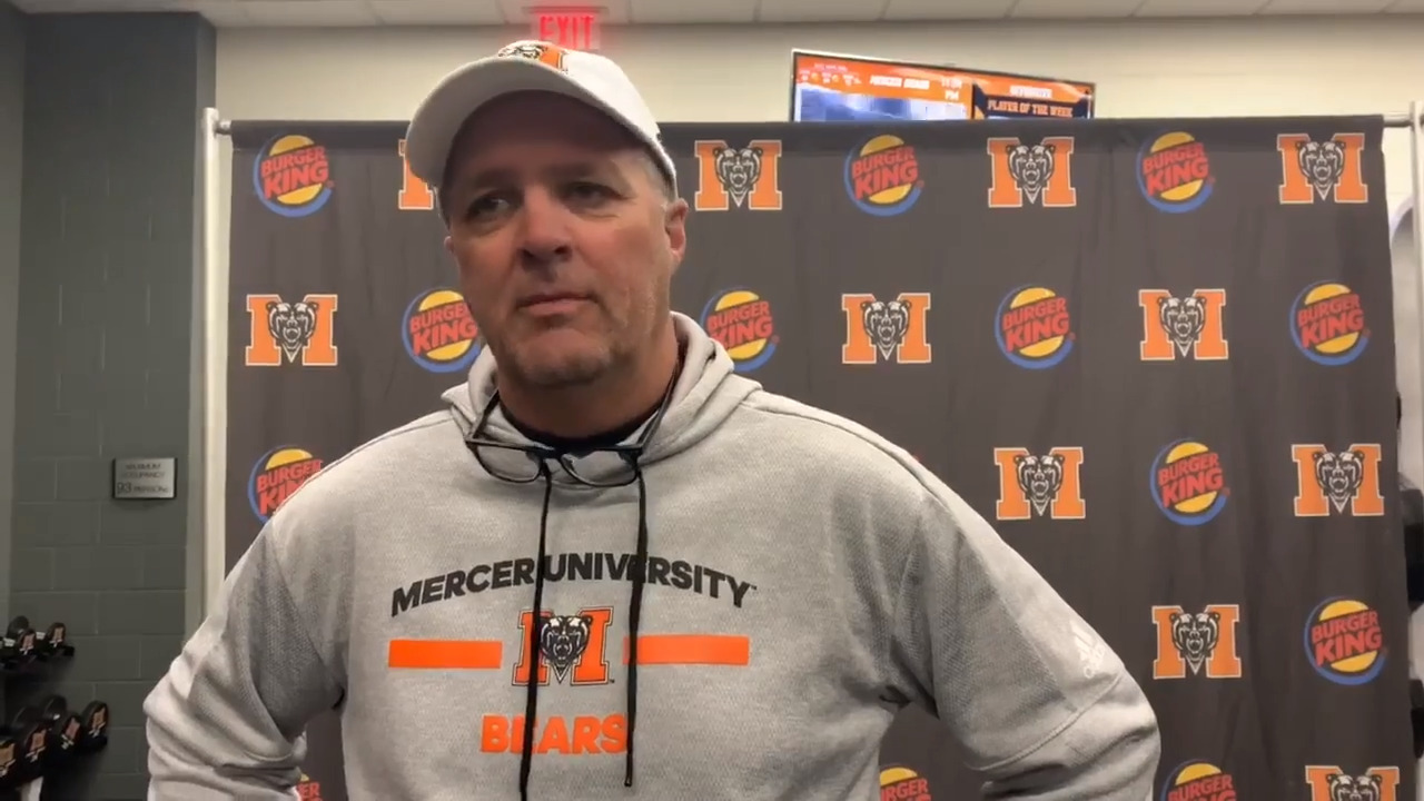 Mercer head coach Bobby Lamb discusses triple-OT thriller against Samford
