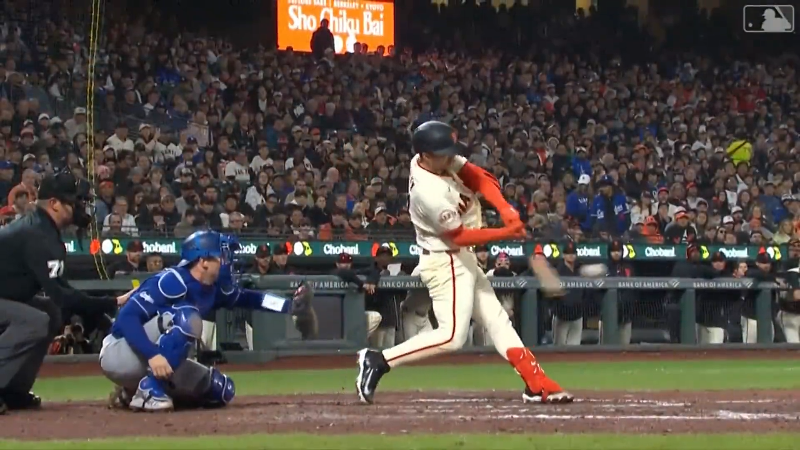 See Giants catcher Patrick Bailey hits 3-run homer in 7th in April 2026
