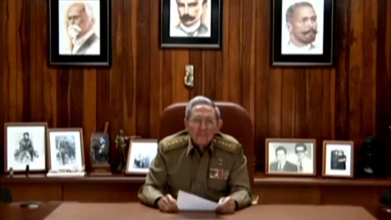 Raúl Castro delivers message about the death of Fidel Castro