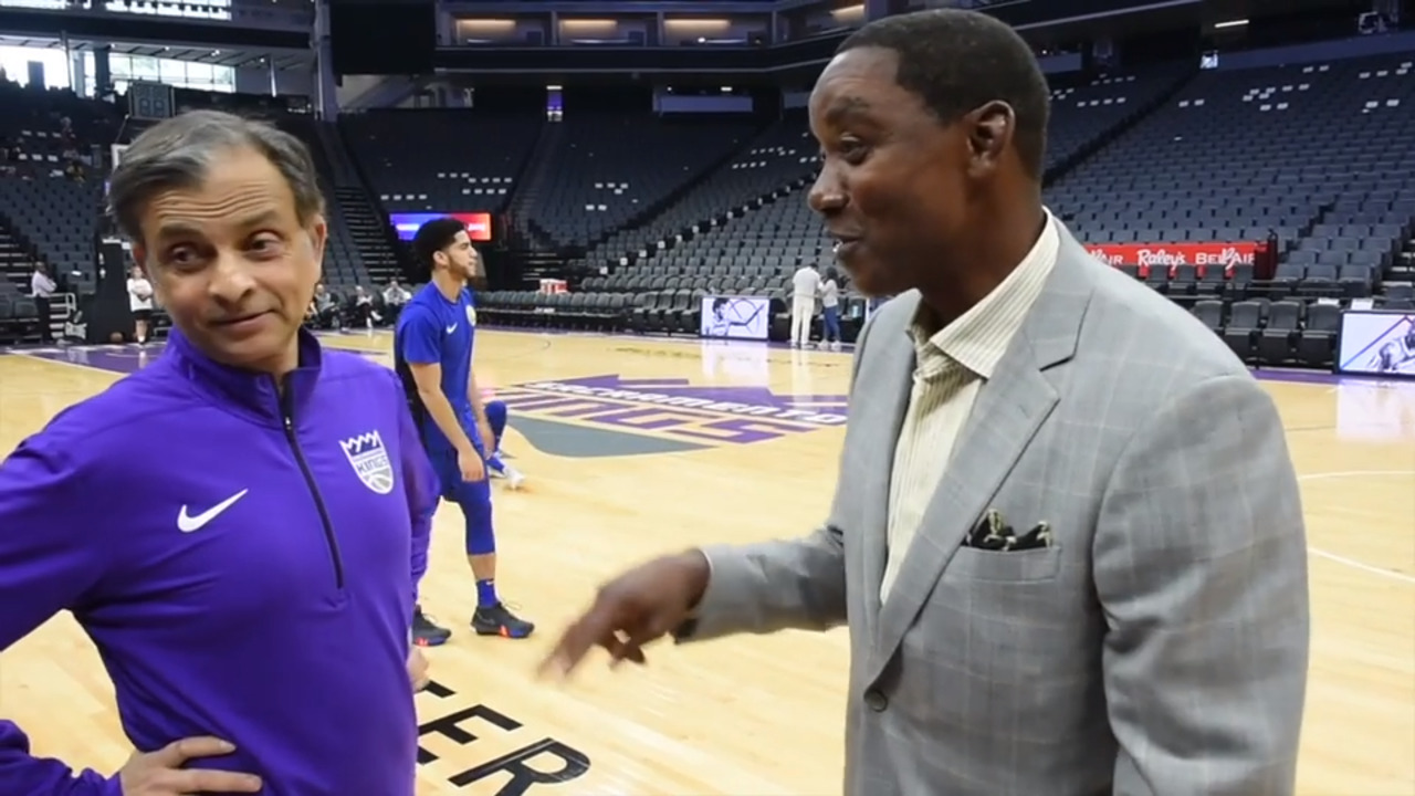 NBA Hall of Famer Isiah Thomas visits Sacramento, but not just to discuss basketball