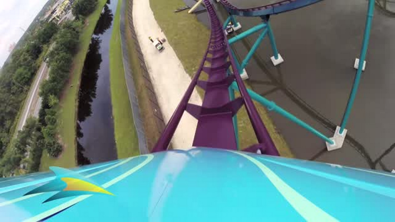 Here's what it's like to ride SeaWorld's new roller coaster