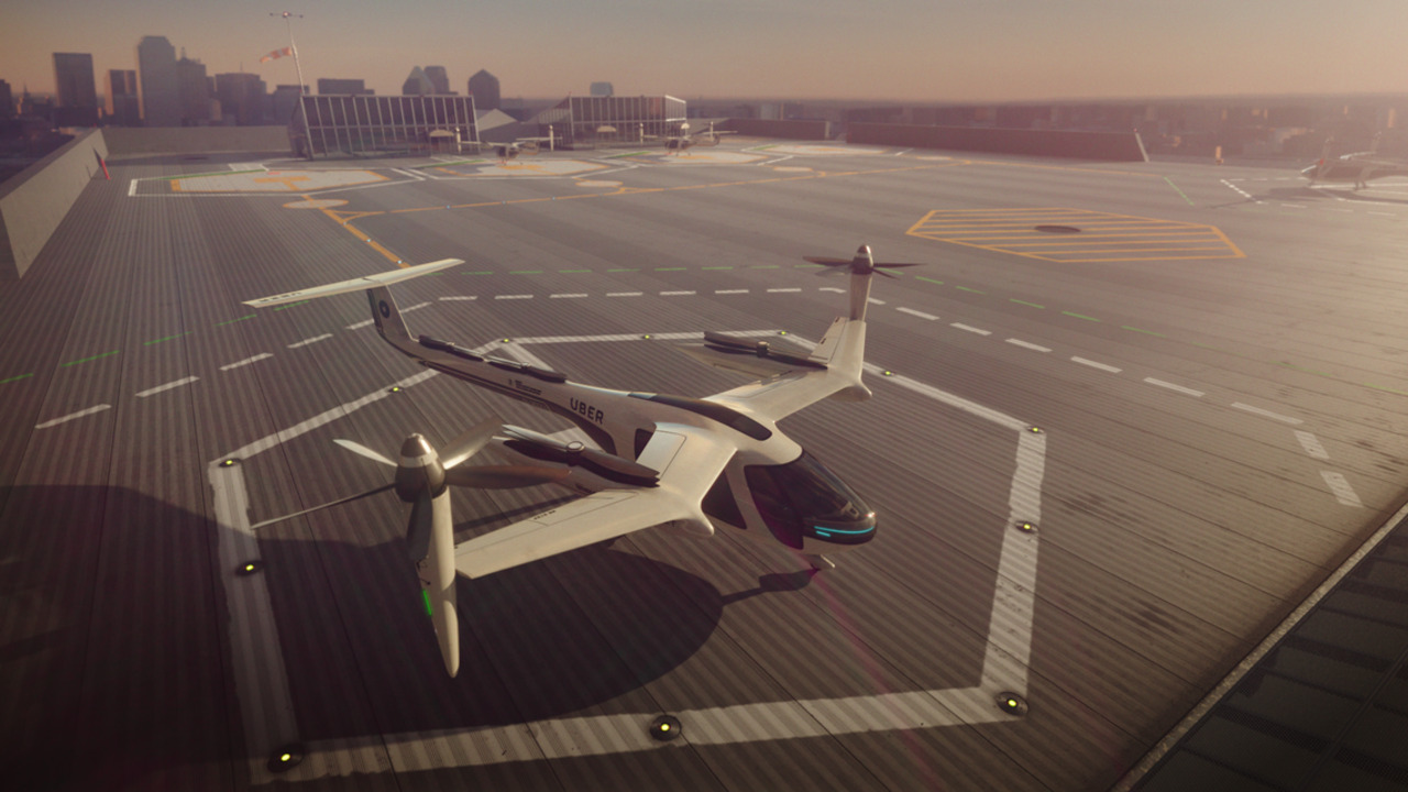 Uber reaches for the skies with plan for sleek flying taxi