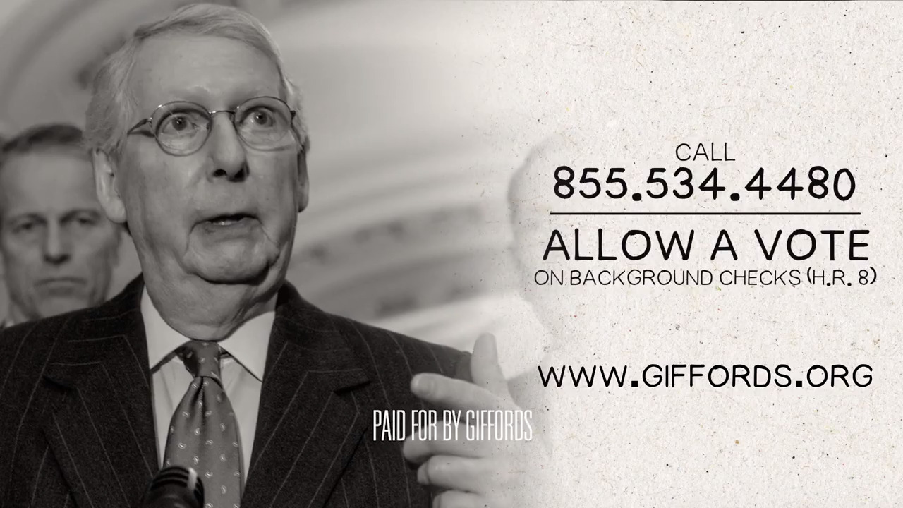 Giffords ad: “Dear Mr. McConnell”