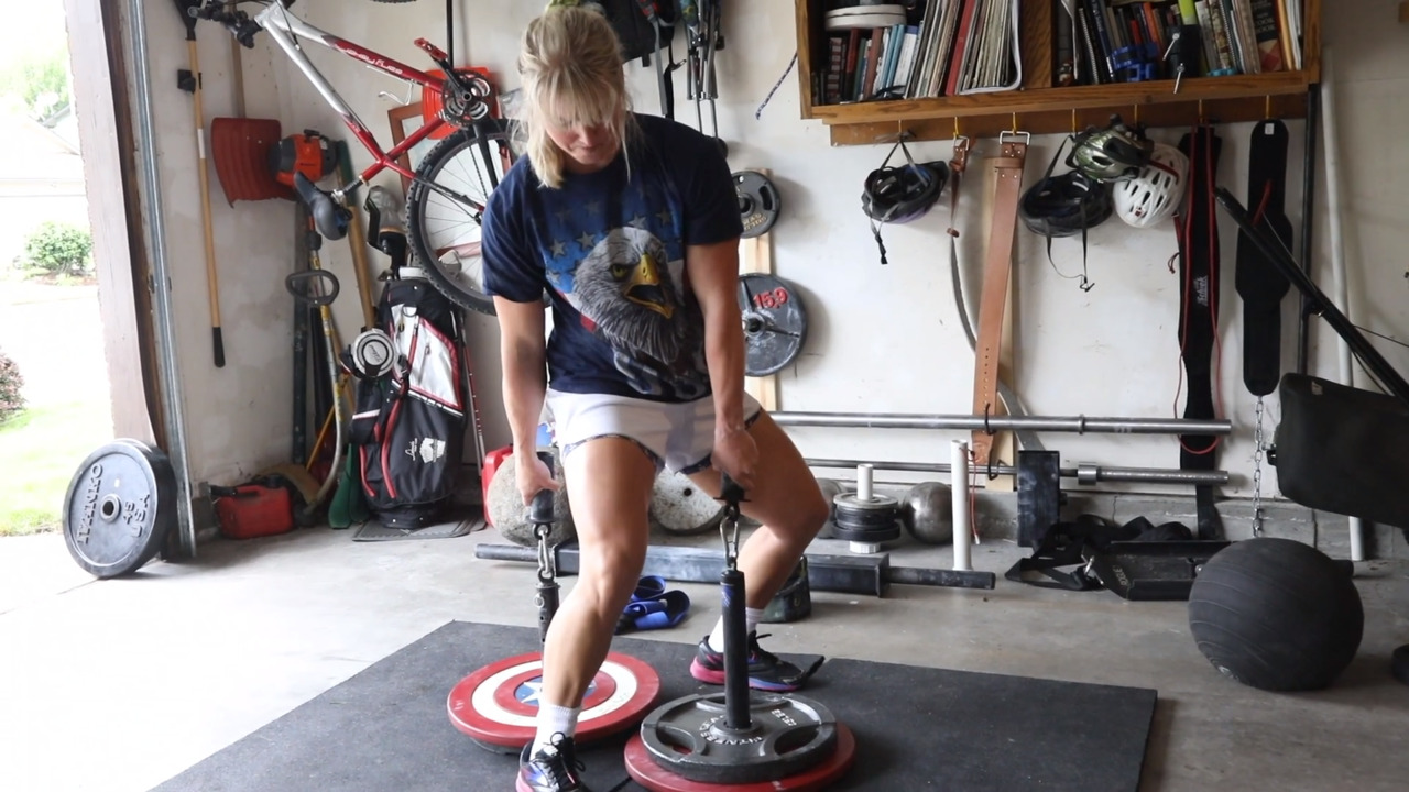 She gave up Strongman to compete in grip strength competitions. And she excels.
