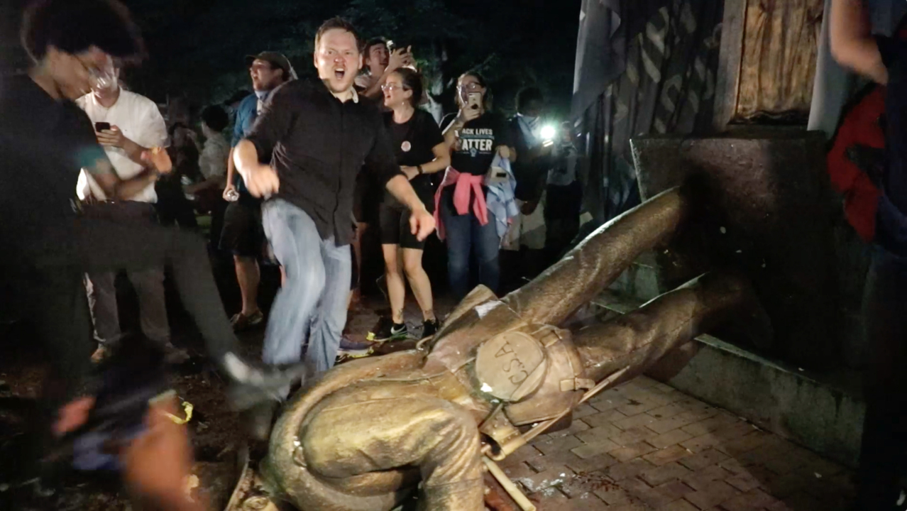 Do you know these men? UNC Police want to talk with them about Silent Sam protest