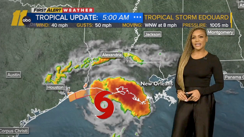 Tropical Storm Edouard has formed in the Gulf of Mexico
