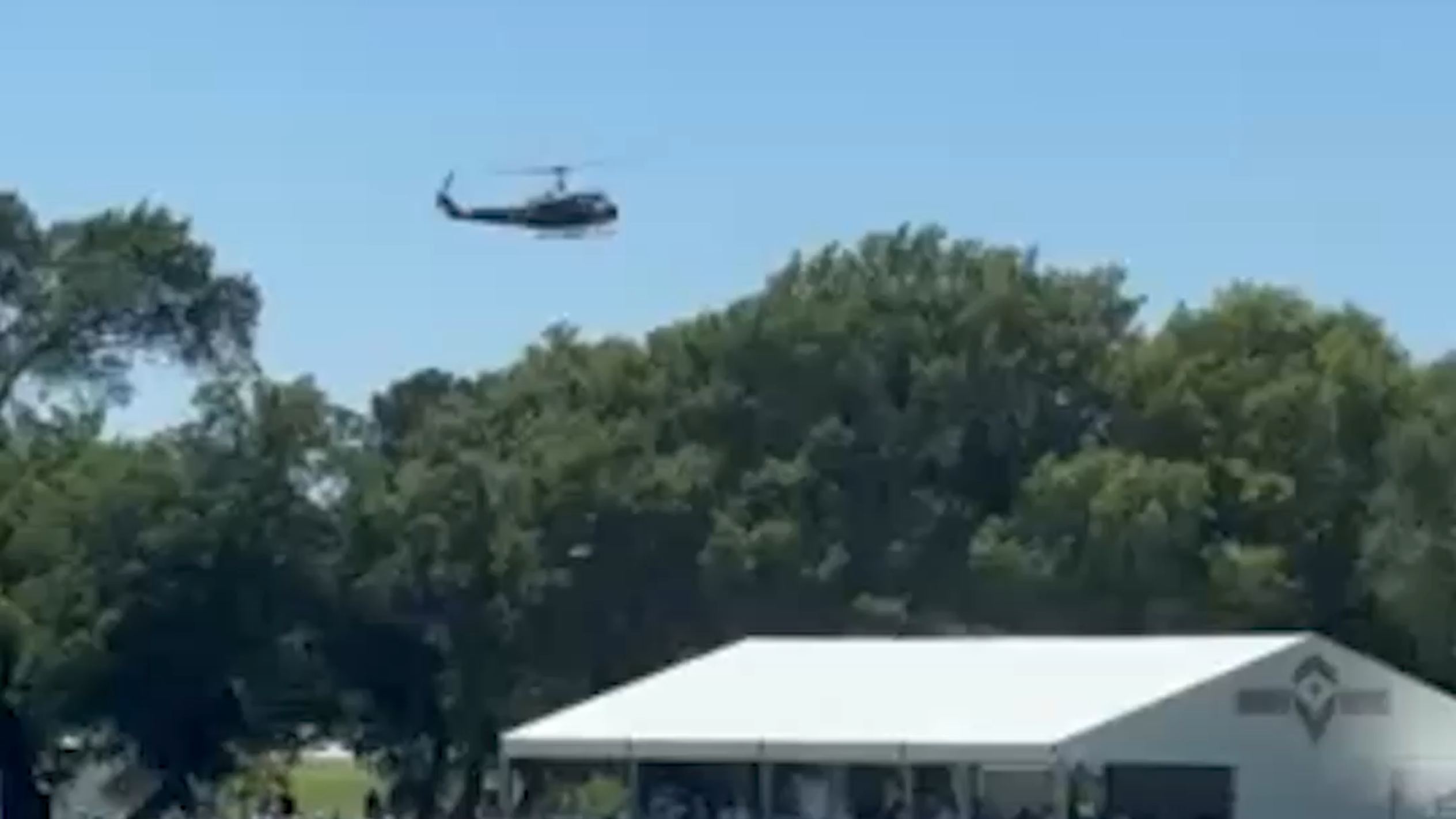 Sunday's military flyover at Charles Schwab Challenge