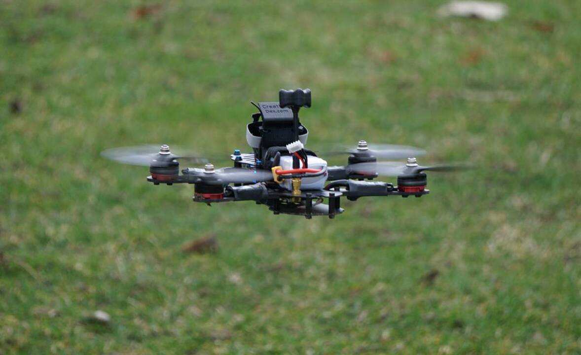 The View From A Racing Drone -- Dad vs. Son