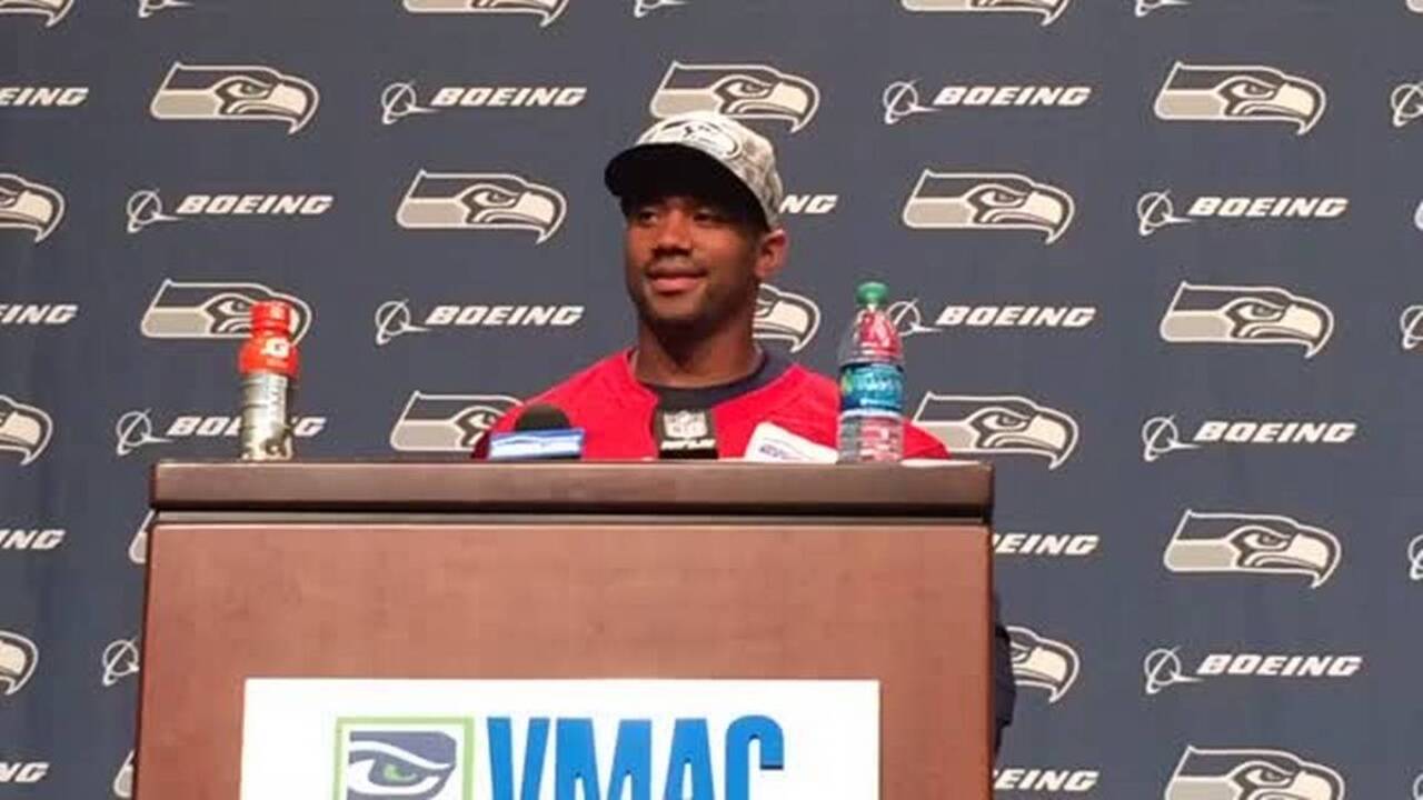 Russell Wilson on Seahawks' opener, RBs, Miami's D-line