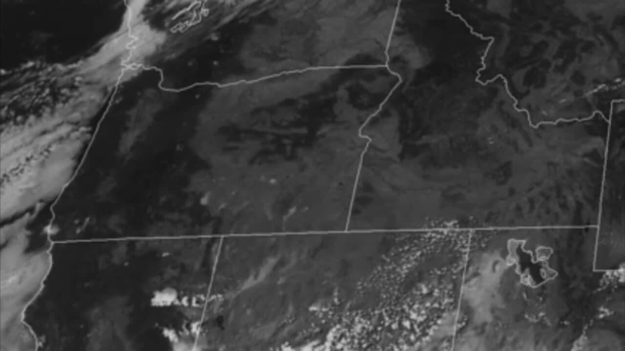 Satellite imagery shows smoke from Western fires