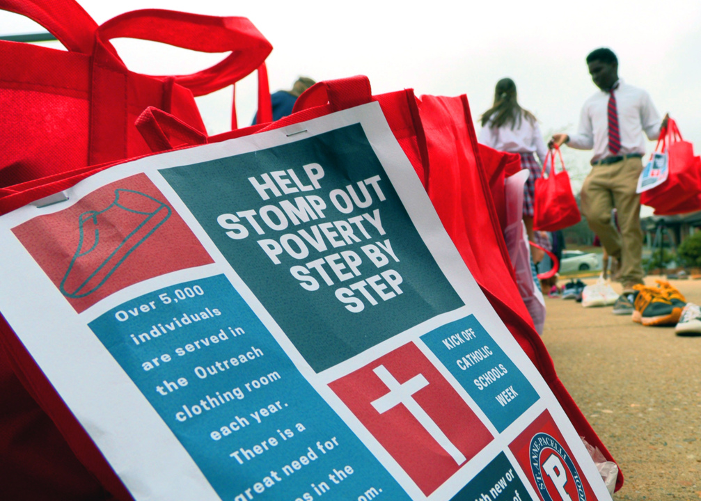 Student-led effort to alleviate poverty nets more than 2,000 pairs of shoes