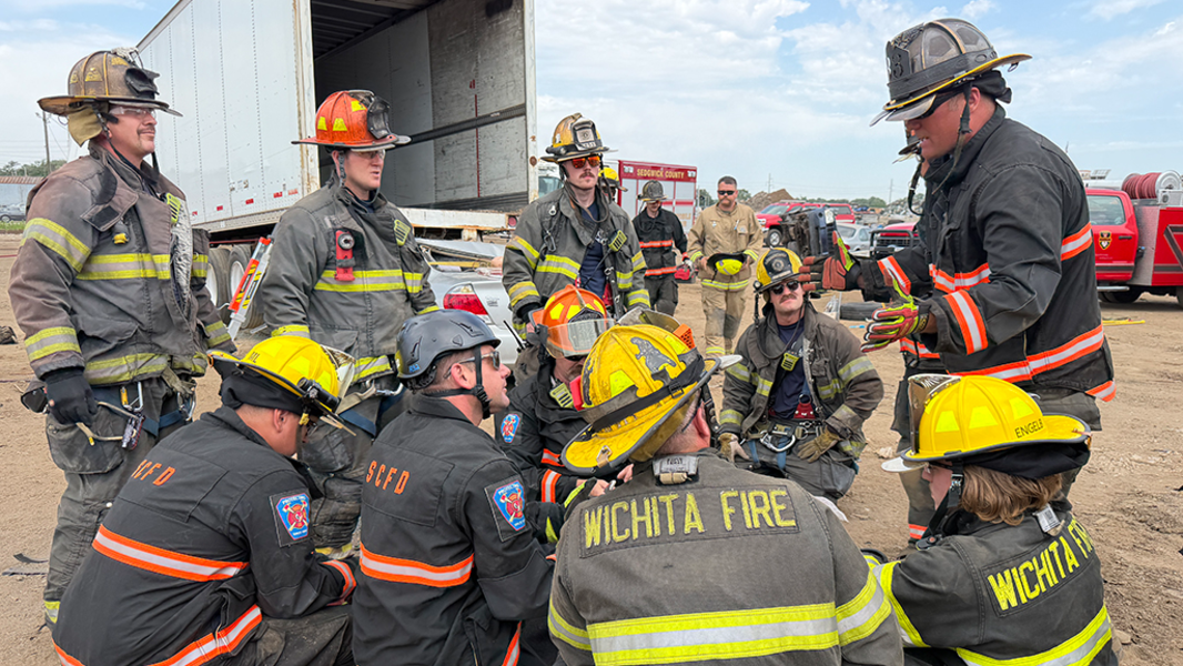 Behind the scenes of fire rescue training