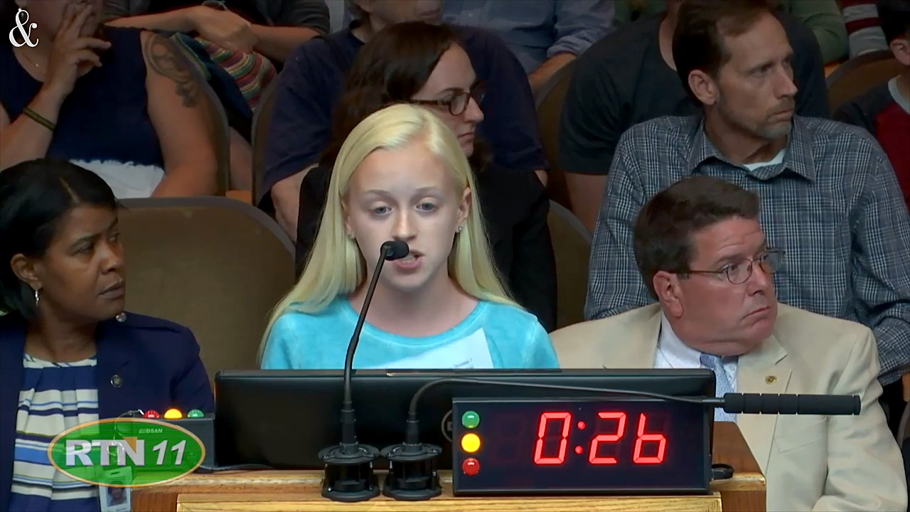 Teenager jeered during anti-abortion statement at Raleigh meeting