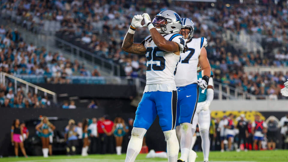 Jonathon Brooks opens up on why he honored his late father after Panthers touchdown (Video)