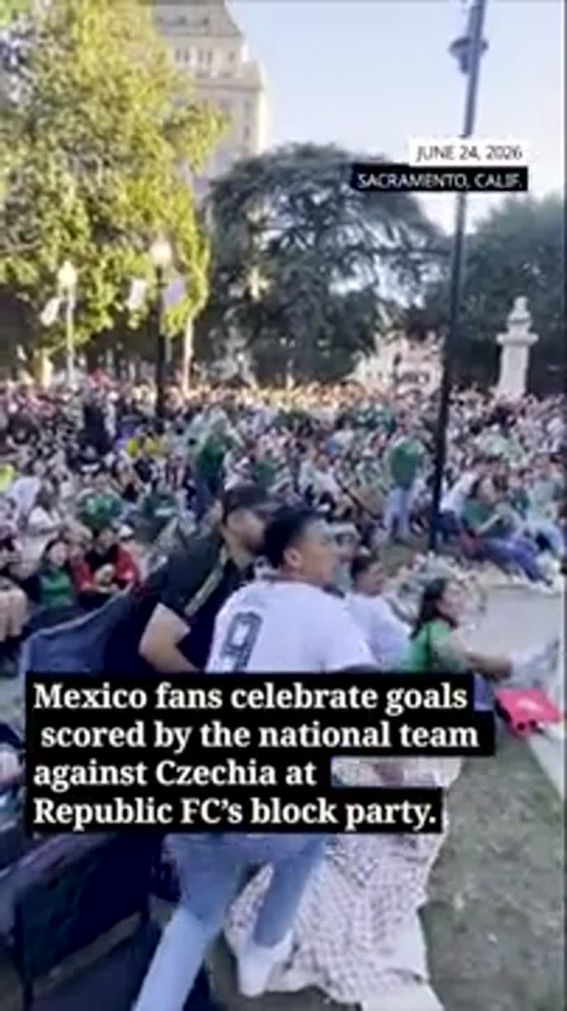 See sold-out block party for World Cup Mexico match in downtown Sacramento
