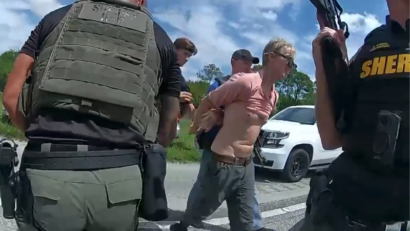 Police release video showing arrest of suspect in Trump assassination attempt