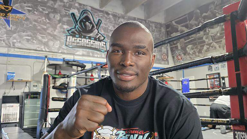 Gustavo TrujilloL soy un baby en el boxeo pero voy creciendo