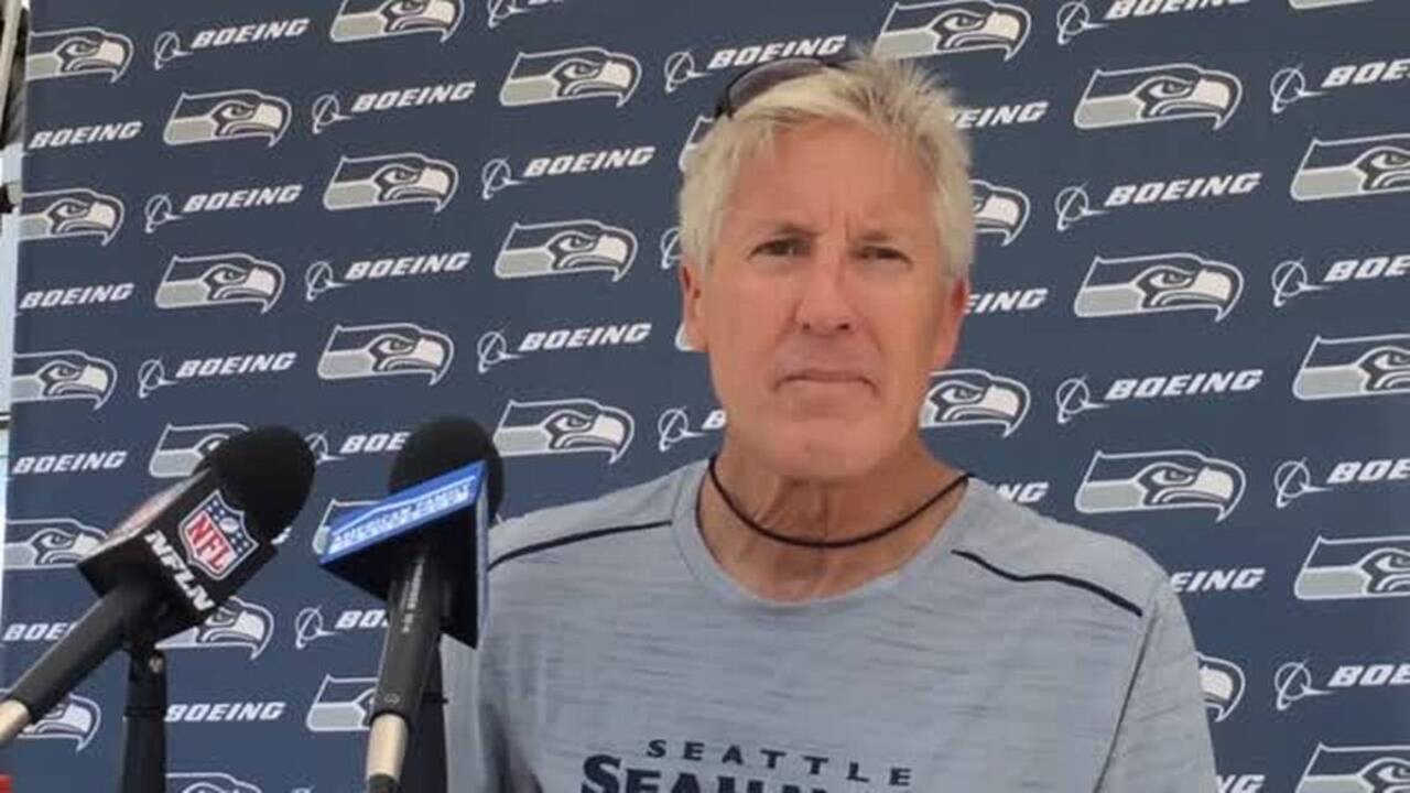 Pete Carroll on Seahawks' vets injuries early in camp