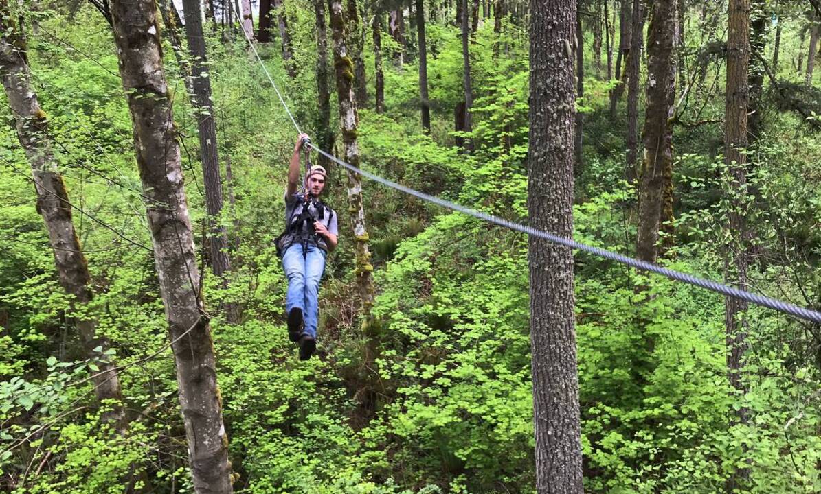 Scared of heights? This zippy zipline course may be the antidote