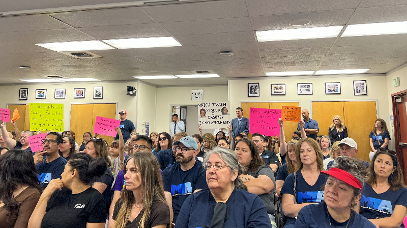 First-grade teacher Josh Chamberlain is one teacher among many at MCS sharing the struggles of affording healthcare