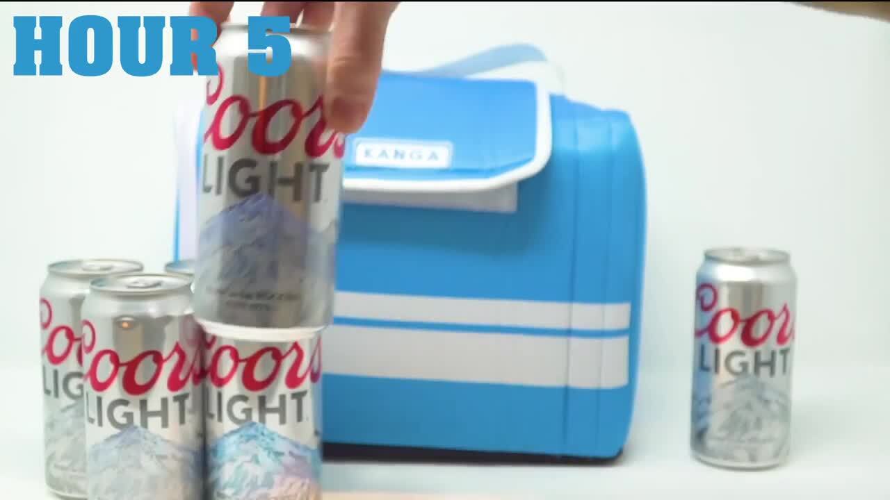 Watch a time lapse video of the Kanga Kase Mate ability to keep things cool