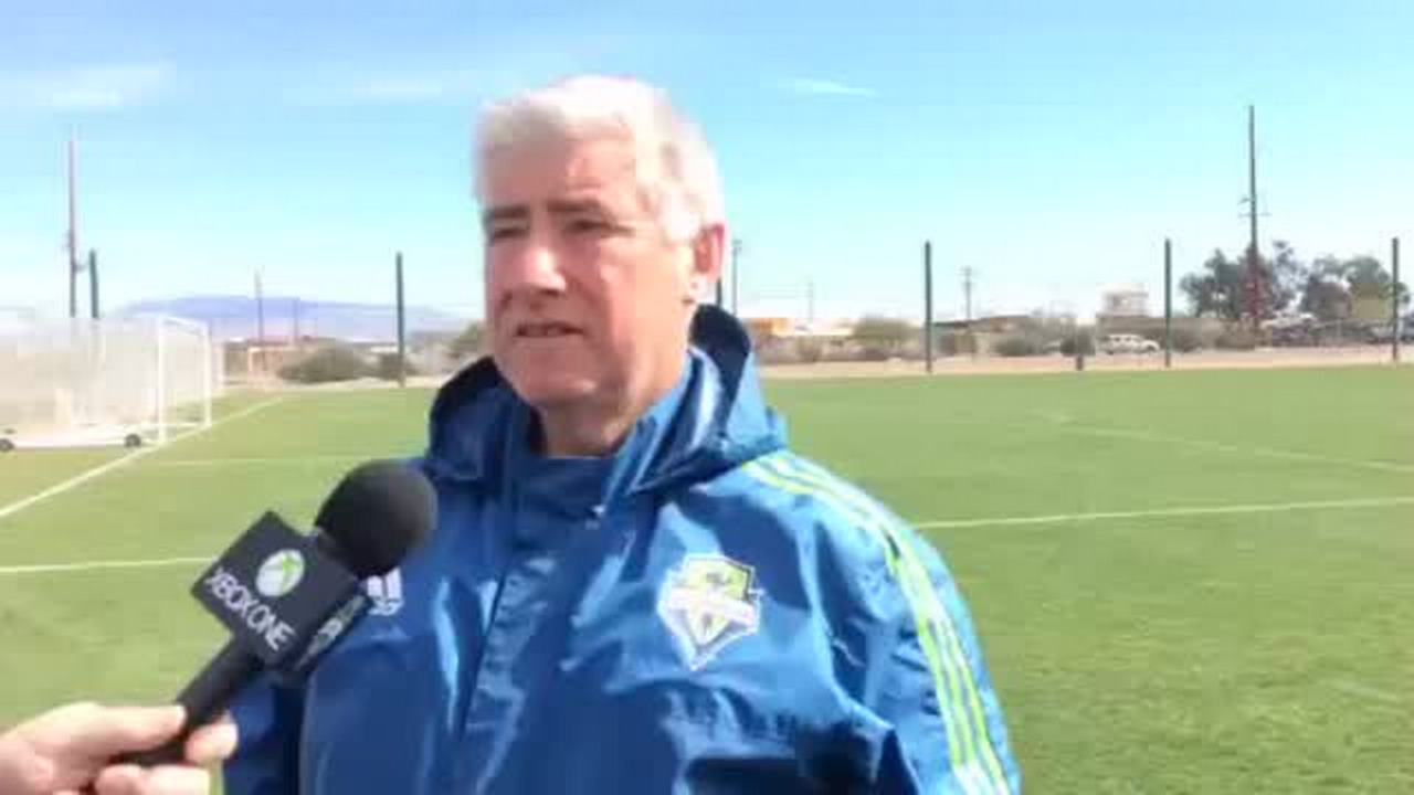 VIDEO: Schmid gives Sounders training update