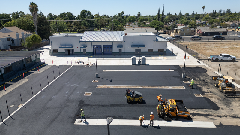 See drone footage of Modesto school projects