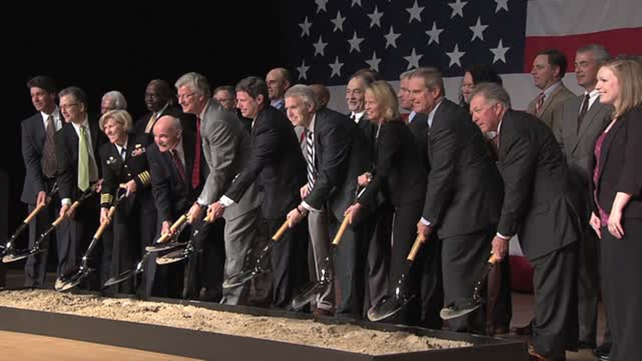 Assistant Secretary of the Navy, other officials speak at Gulfport solar farm groundbreaking