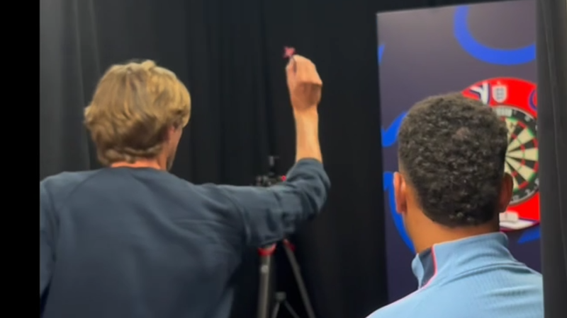 England's soccer stars also played darts during World Cup in KC