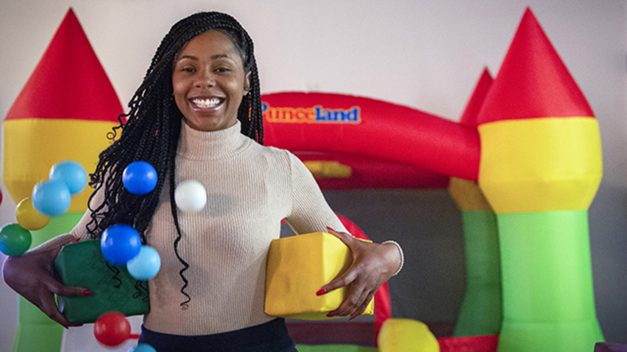 After a rough start, entrepreneur finds success in the bounce house business