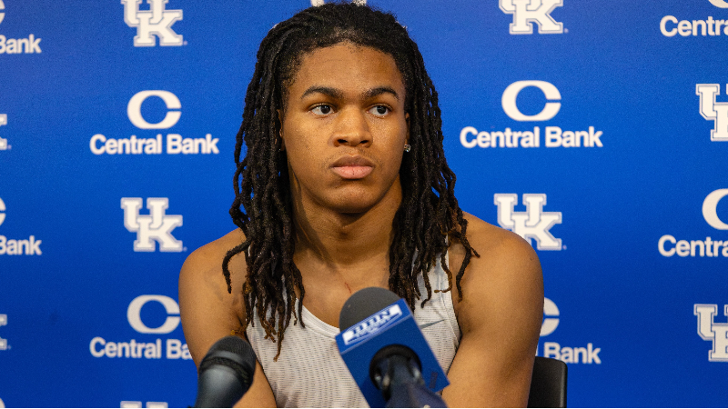 Zyon Hawthorne talks about growing up as a UK basketball fan