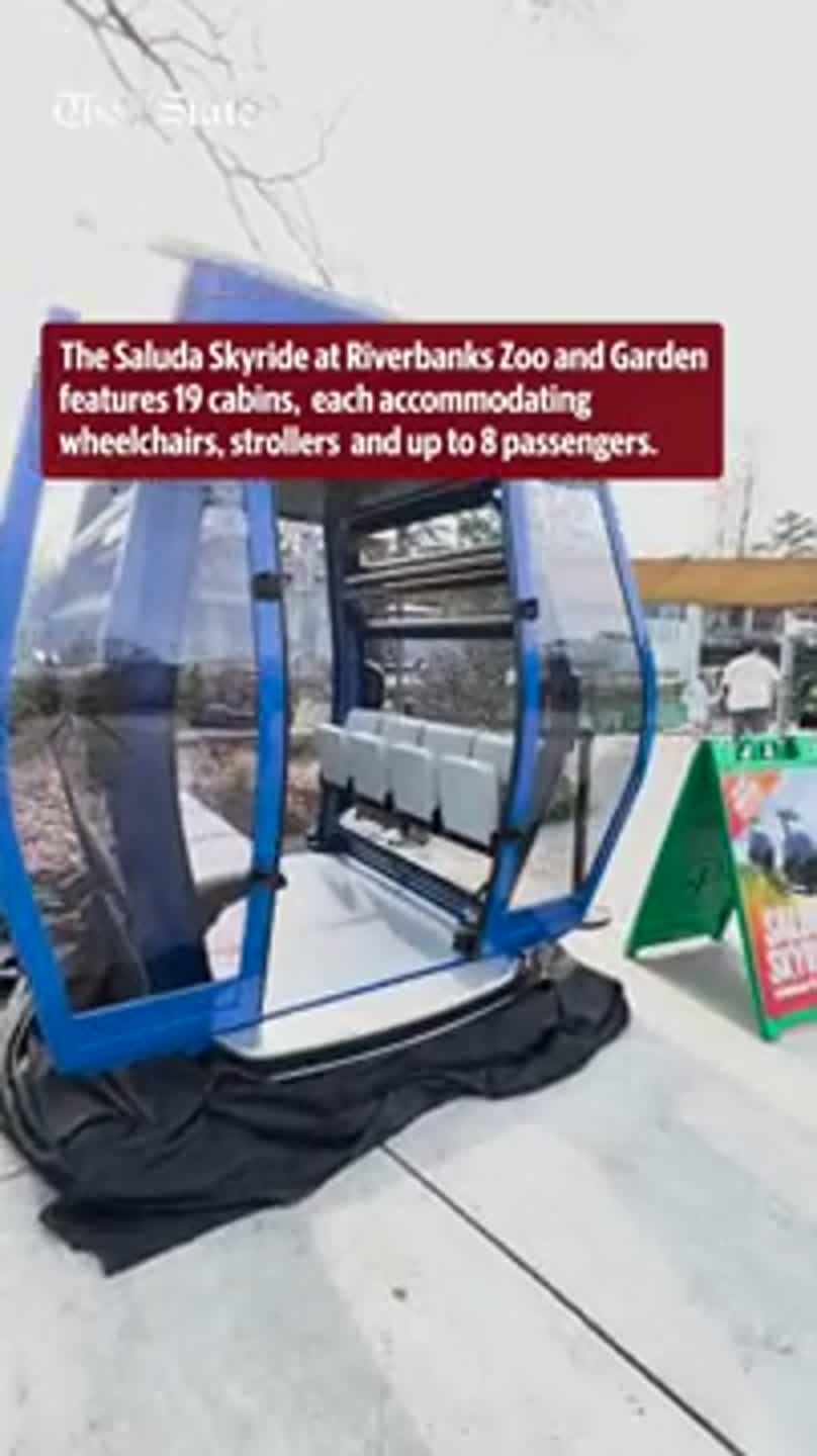 Take a look at aerial gondola at Riverbanks Zoo