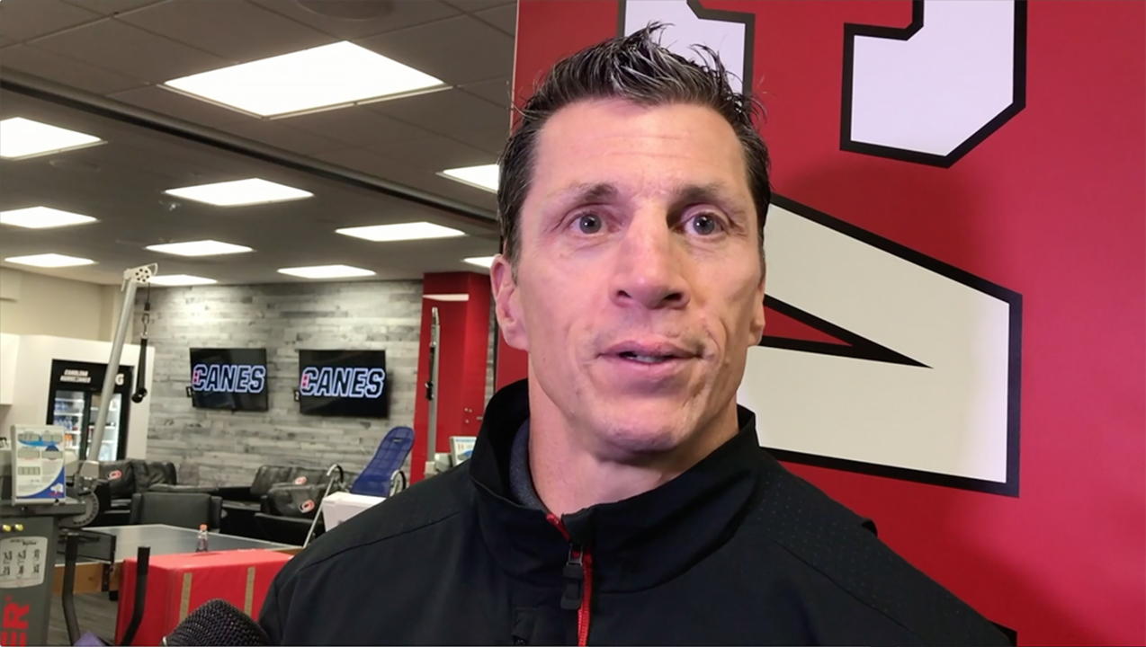 Brind’Amour stresses to prospects ‘what it takes to be a Hurricane’