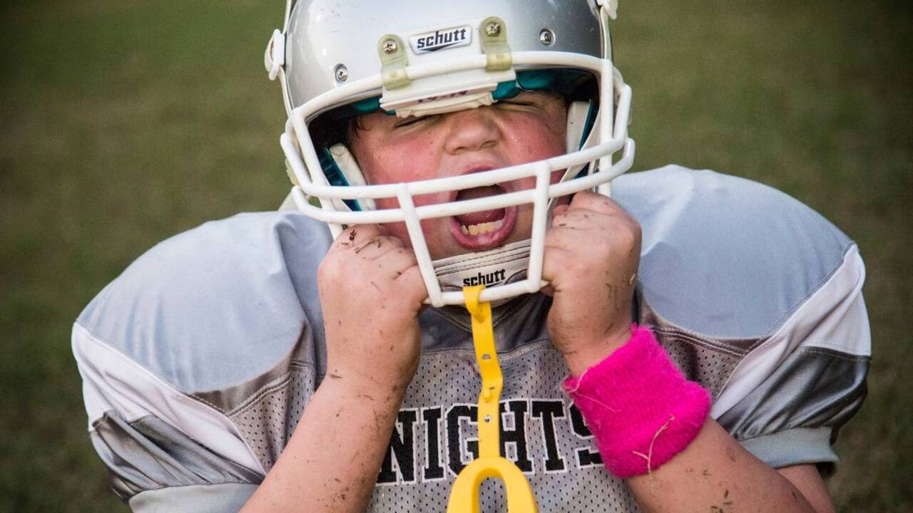Visually impaired youth football player shows us anything is possible
