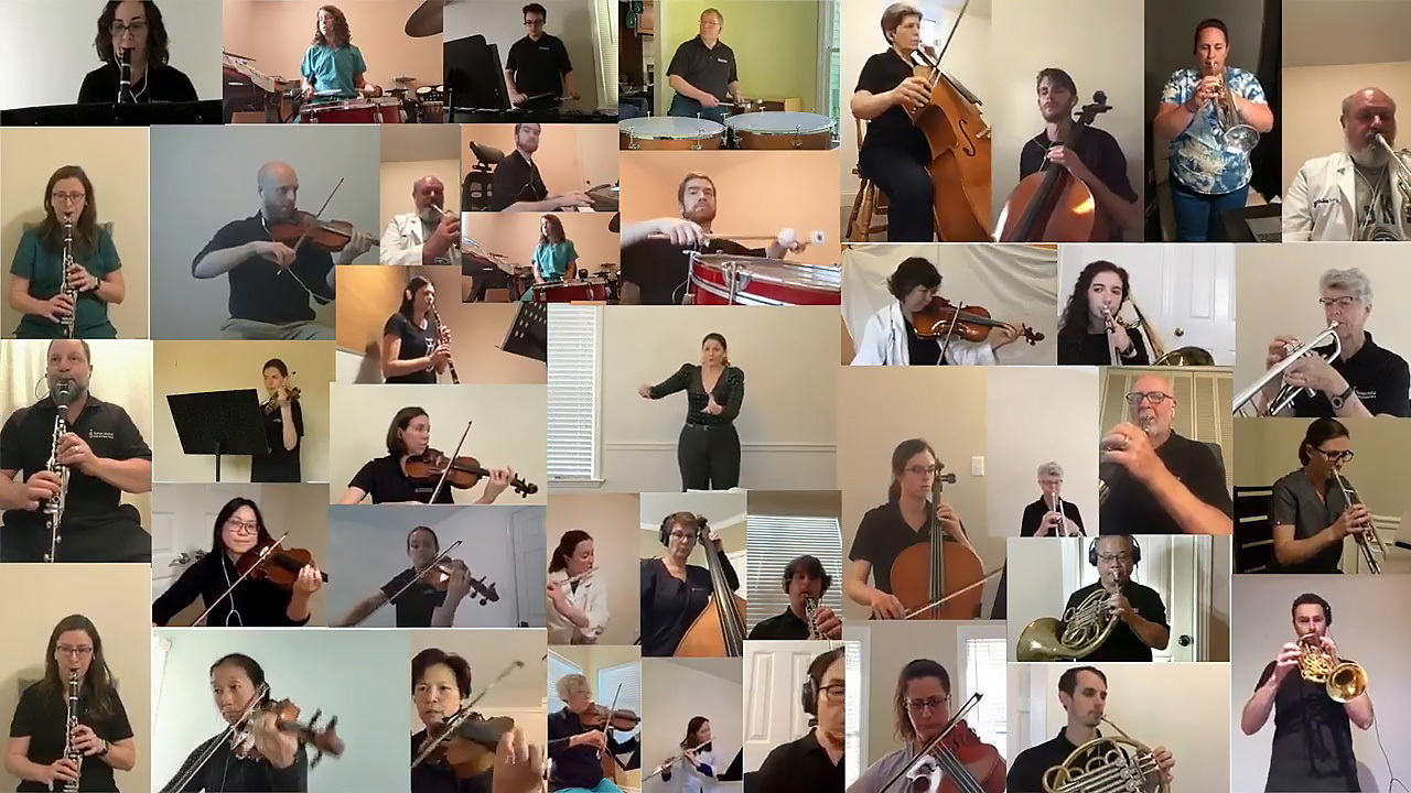 When NC healthcare workers play music together, it’s the coolest virtual concert you’ll see