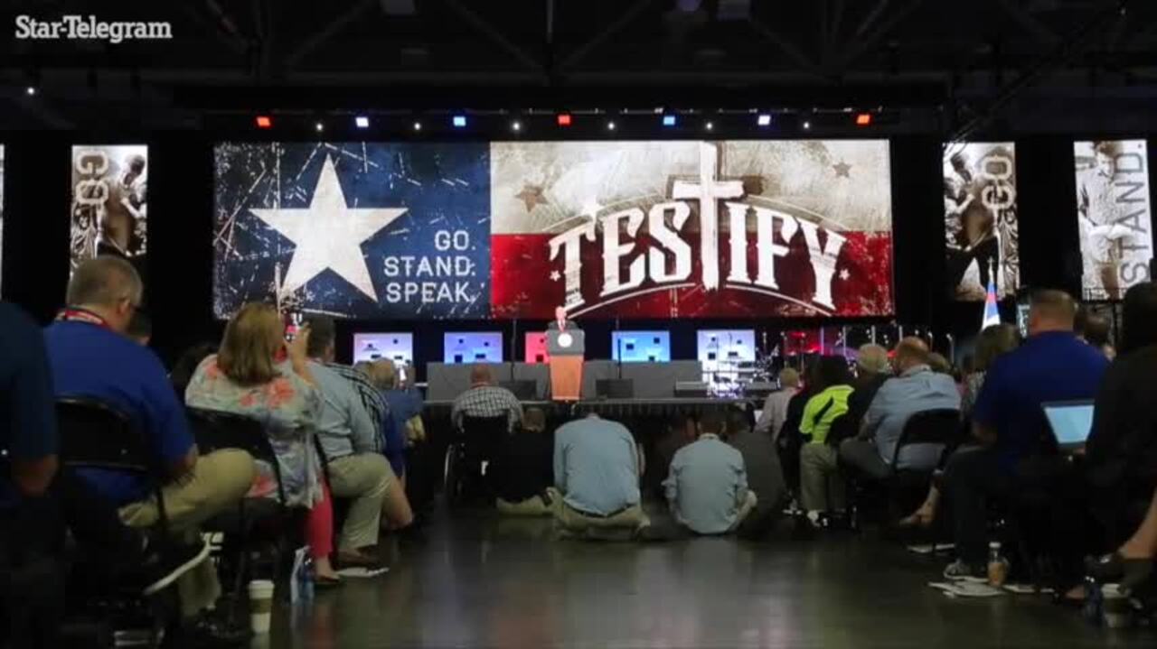Vice president at Southern Baptists' meeting: Light on the prayer, heavy on the politics