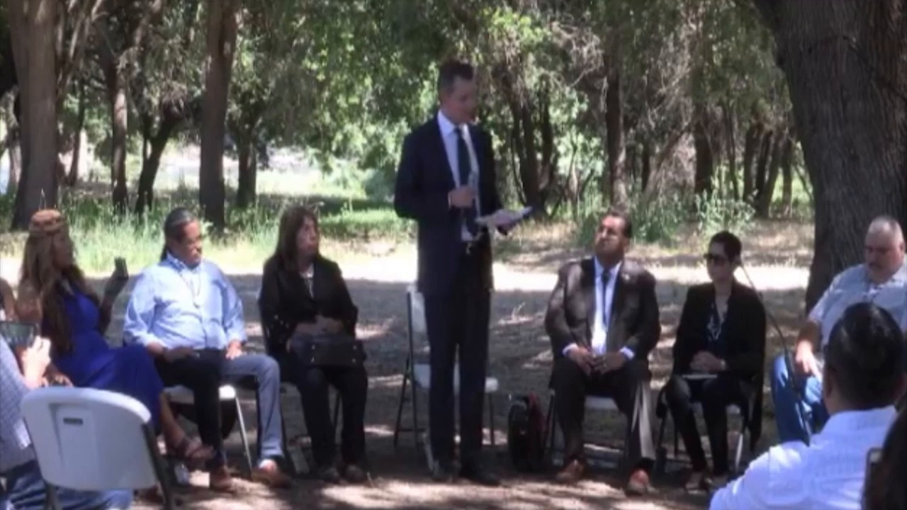 Hear Gavin Newsom apologize on California’s behalf to native tribes for slaughters of ancestors