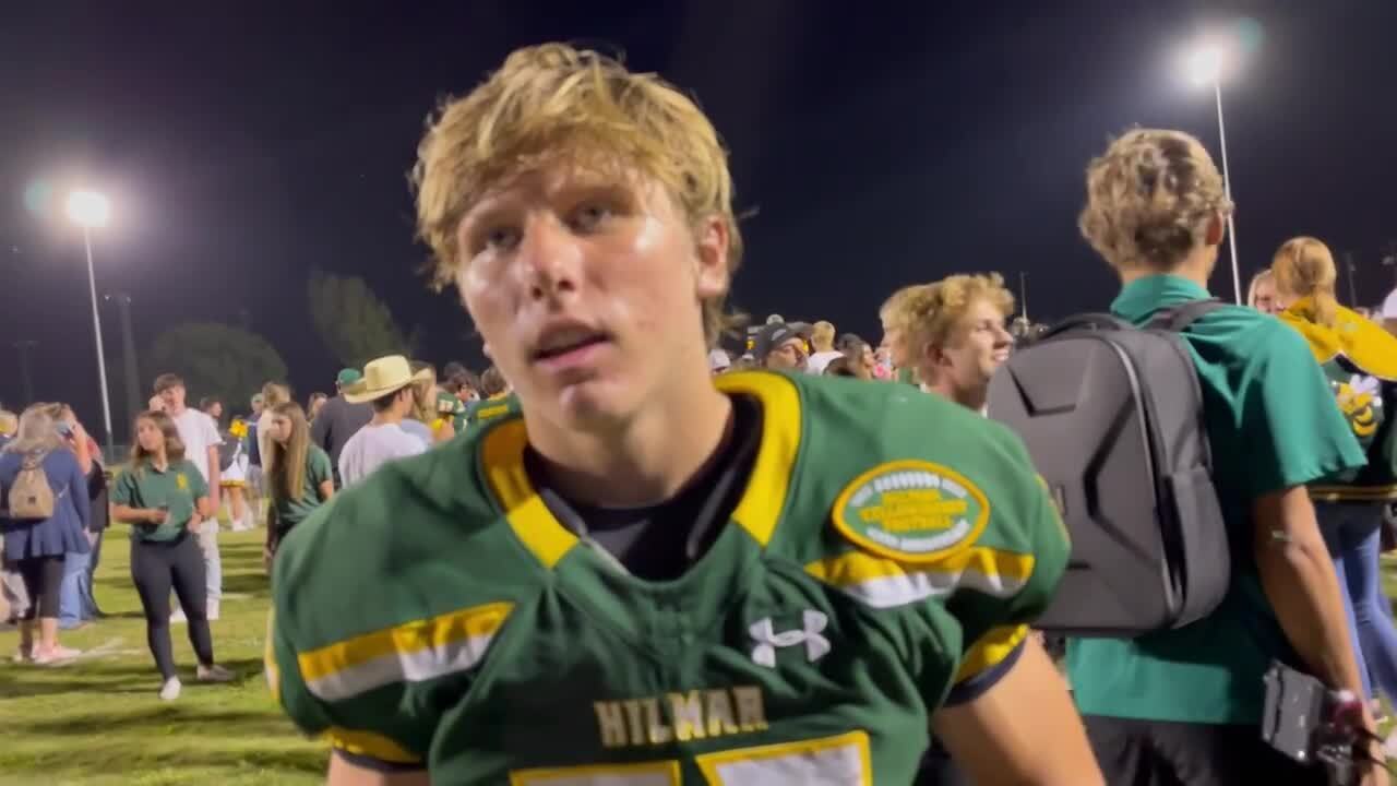 Watch interviews after Hilmar’s 34-14 win over Ripon