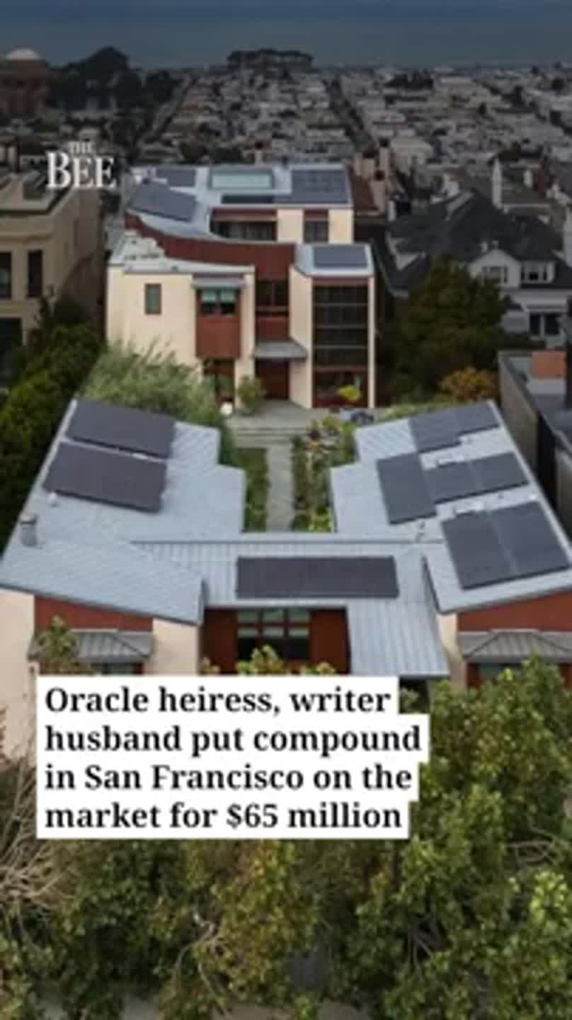 Oracle heiress lists jaw-dropping $65M SF mega-compound with secret bunker
