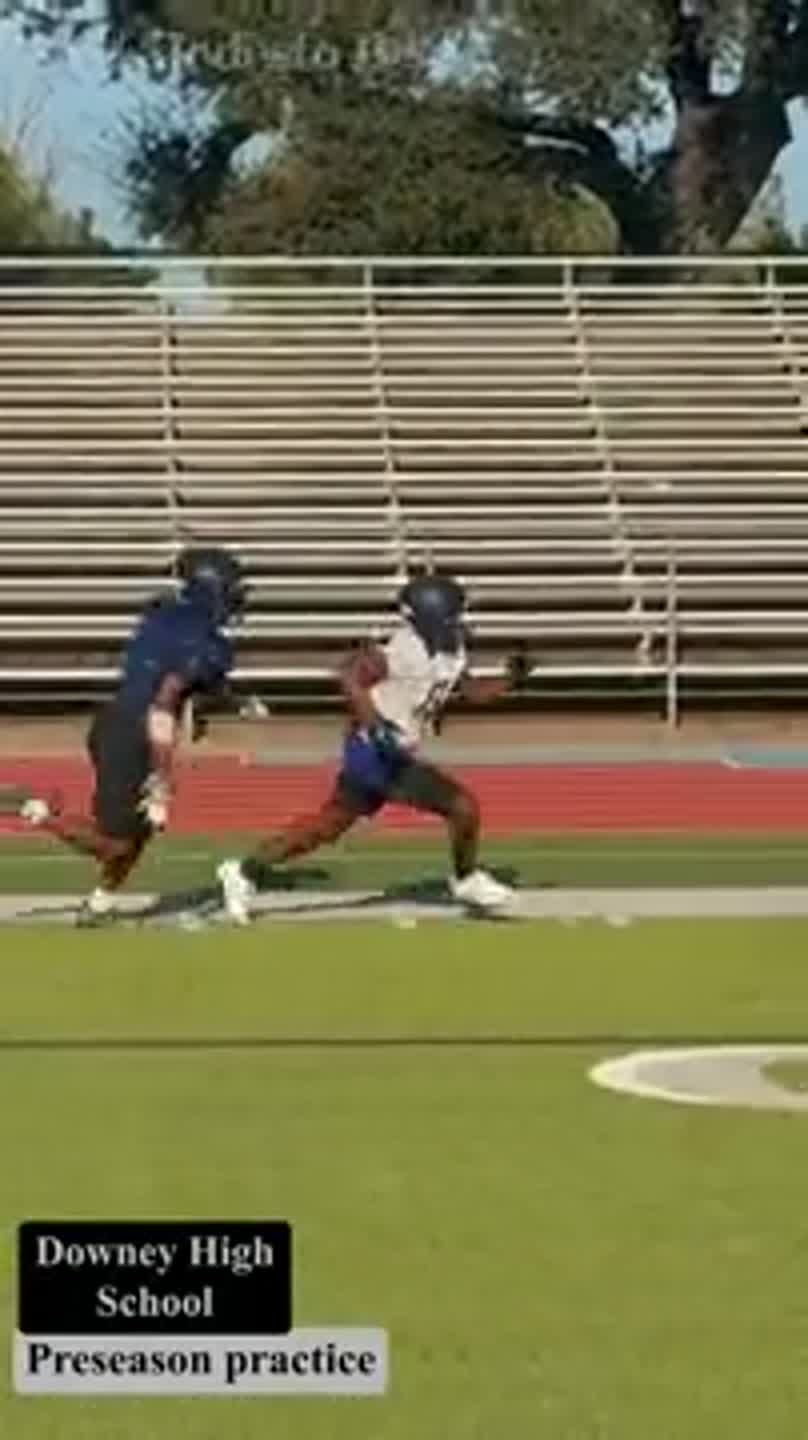VIDEO: See inside Downey High's preseason football practice